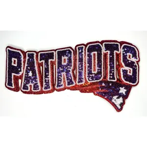 Patriots Sequin Patch