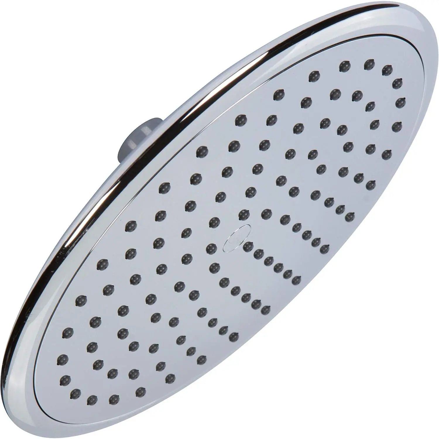 Chrome 9-Inch Large Overhead Rain Waterfall Showerhead, Lightweight ABS Synthetic, High-Flow Showering with Extension Arm, 2.5 GPM, 1.8 GPM California Compliant