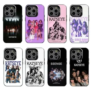 Hot Group Music Katseye Phone Cases For iPhone 17 Promax Pro Air 16 15 14 13 Black Candy Matte Shockproof Protective Cover Protection