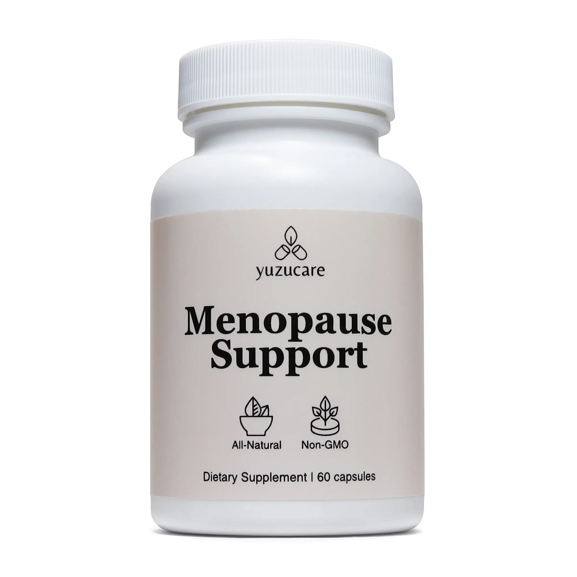 Yuzucare Menopause Support Supplement for Women - All-Natural, Non-GMO Menopause Relief for Hot Flashes, Night Sweats - 60 capsules