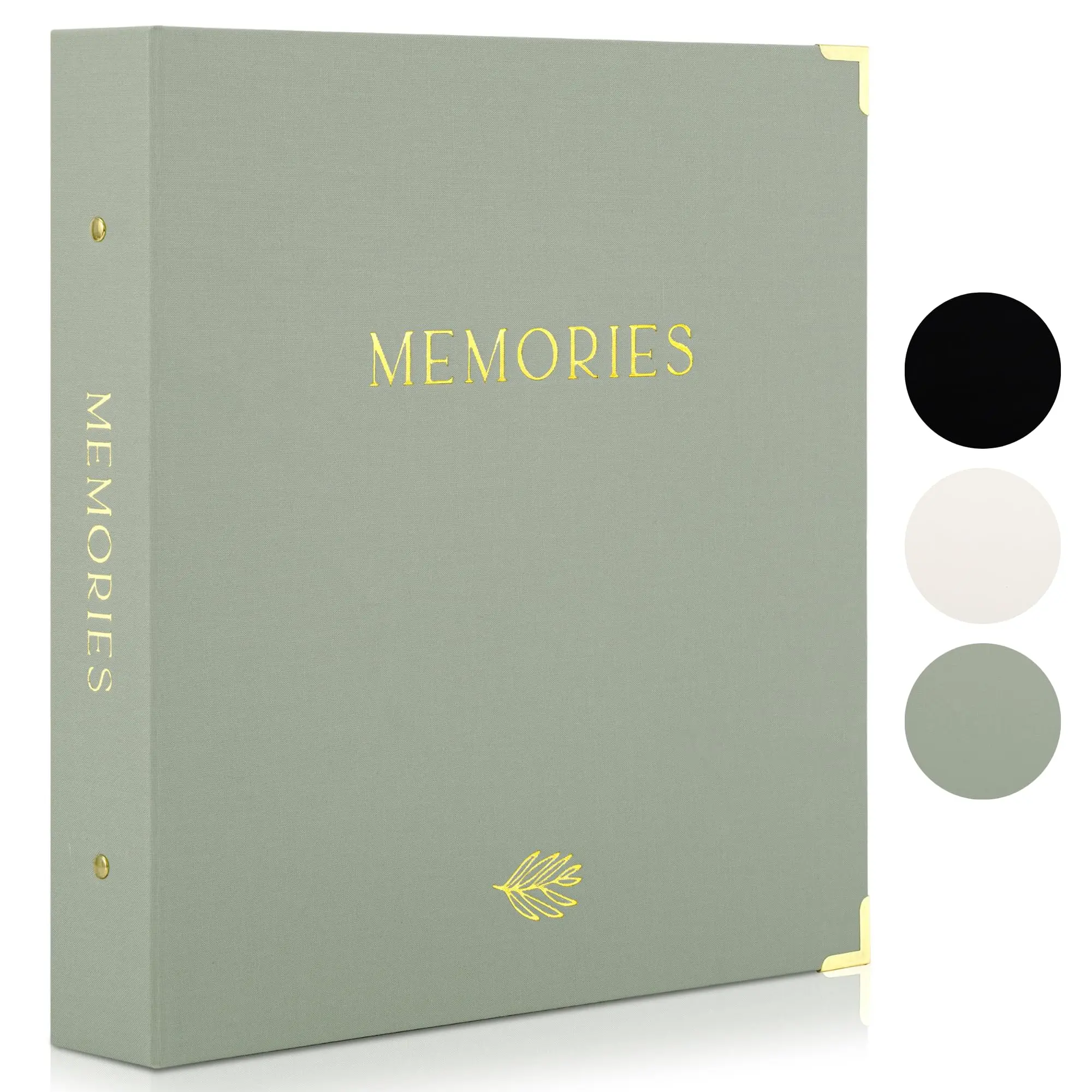 Beautiful linen album - safely store up to 500 photos of unique memories