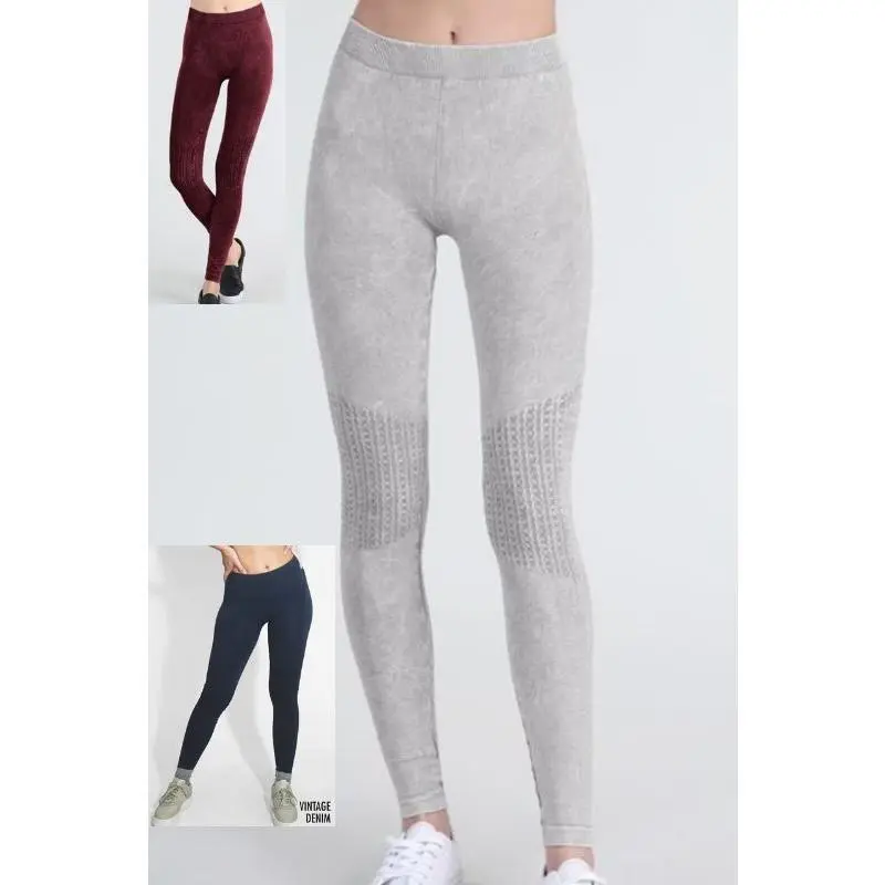 Nikibiki Waffle Knee Shirring Leggings