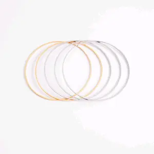 Elegant Two-Tone Bangle Set. Very Small, for kids only.
