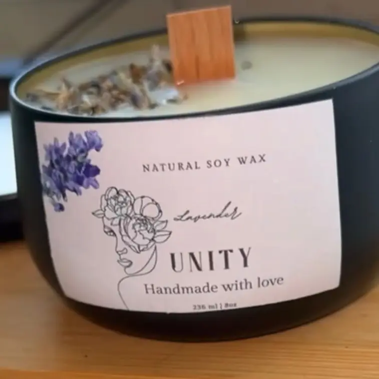 Unity Lavender soy candle