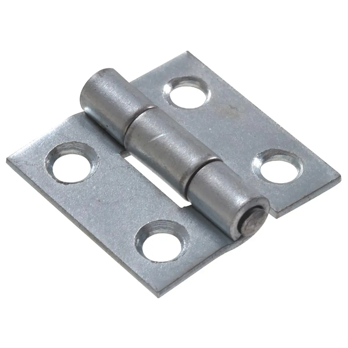 Hillman Group 851722 Metal Fixed Pin Hinge - Zinc-Plated, Narrow, 2 in, 2 per Card, Brilliant Designs for Garden & Lawn Door Hardware