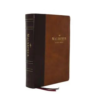 The Esv, MacArthur Study Bible, 2nd Edition, Leathersoft, Brown: Unleashing God's Truth One Verse at a Time -- John F. MacArthur - Bible