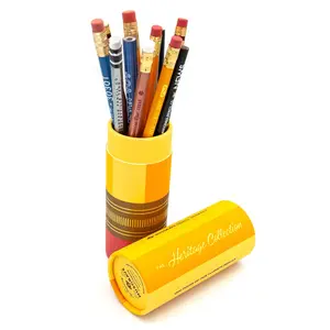 Heritage Collection Pencil Variety Pack - 12 Assorted Pencils in Heavy-Duty Paper Tube - Perfect for Gifting