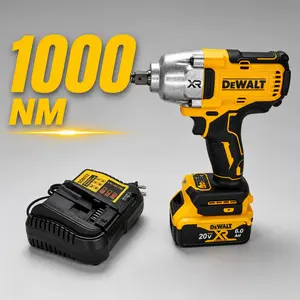 DEWALT DCF900 20V Cordless Impact Wrench Kit with 1000N·m Torque 6.0Ah Li-Ion Battery Multi-Speed for Automotive & Industrial Tasks Ultra Long Battery Charger Included