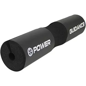 POWER GUIDANCE Barbell Squat Pad - Neck & Shoulder Protective Pad - Great for Squats, Lunges, Hip Thrusts, Weight Lifting & More - Fit Standard and Olympic Bars Perfectly