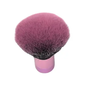 Luxurious and Very Large Soft Fluffy Powder Brush, Use as a Spray Tan Finishing Tool, Multipurpose Face and Body Barber and Beauty Tool, Large Kabuki Brush by BevyGold (Pink)(#9.2)