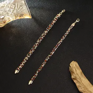 New Fashion Alloy 14k Laminated Gold Leopard Print Pattern Traditional Ornaments for Gifts