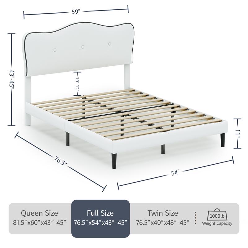 TryLazy Princess Pink Velvet Cloud Bed Frame No MATTRESS Modern Style No Box Spring Needed Zero Noise Easy Assembly Twin Full Queen Sizes