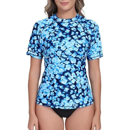 Navy White Blue Floral