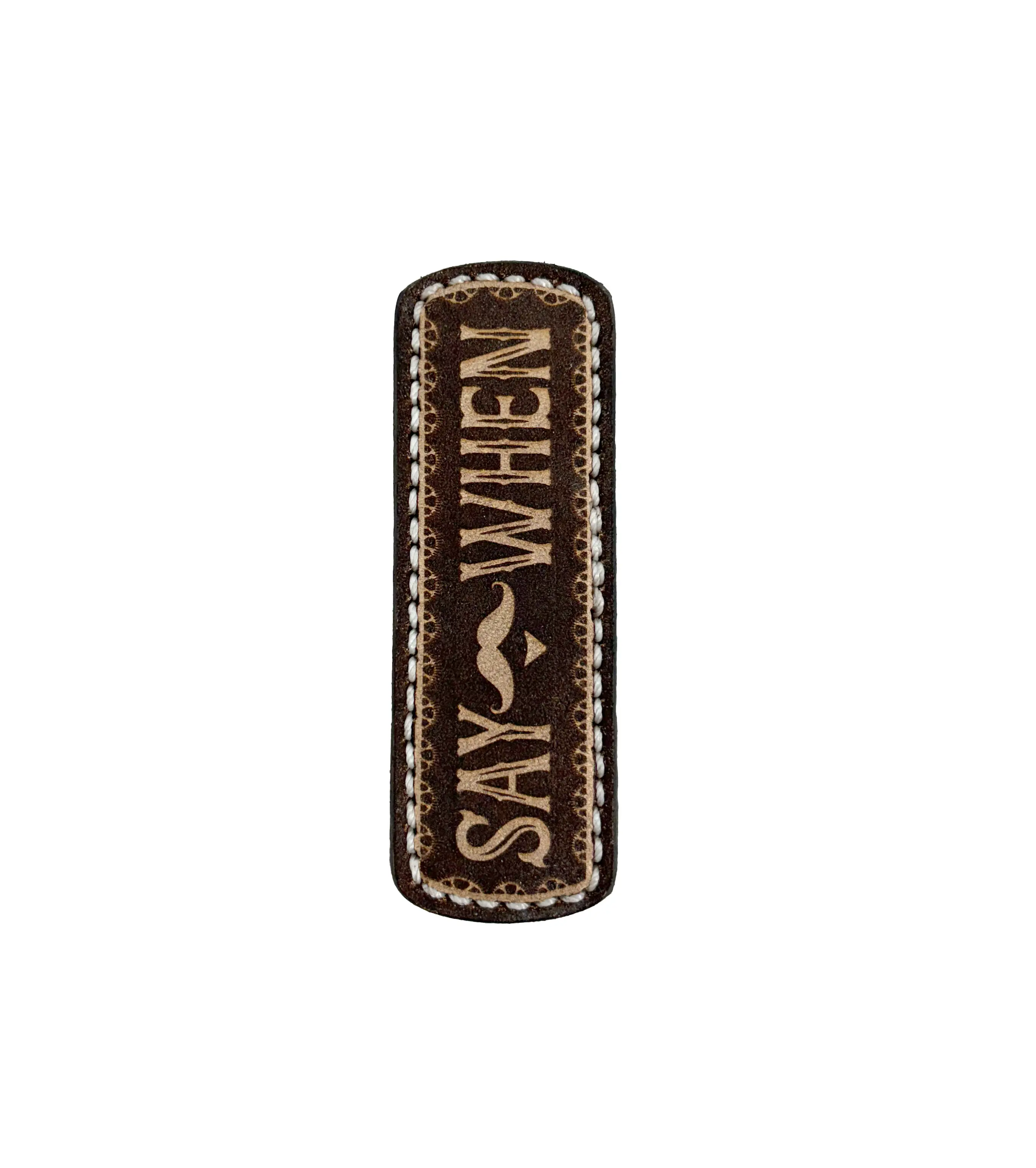 T300 Leather Stinger Insulator- Say When (MUSTACHE)
