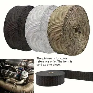 High-temperature resistant adhesive tape suitable for automobiles and motorcycles, metal surfaces and pipes - durable sealing tape for exhaust systems