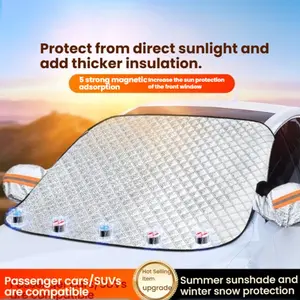 Car Sunshade for Front Windshield Window, Interior Sun Protection, Thermal Insulation, Sunshade Panel, Essential Car Accessory
