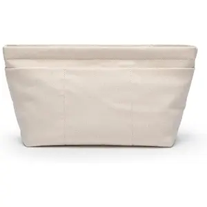 Tote Purse Insert Handbag Organizer Shaper Handbag Liner Bag Bag Divider Organizer Insert (L-With Zipper)