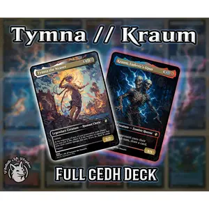 Tymna Kraum cEDH Deck | 100 Proxy Cards + 8 Tokens! Optimized for cEDH aka Bracket 5 — Blue Farm — Tymna the Weaver & Kraum, Ludevic's Opus