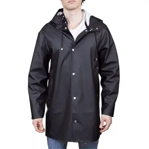 Dry Gear Voyager Waterproof Rubberized Hooded Heavyweight Raincoat Jacket for Men