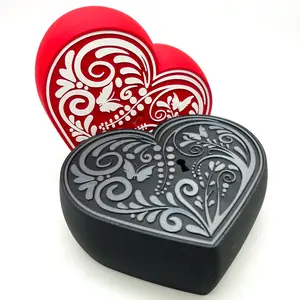 Locking Heart Keepsake Container - Perfect Gift Box for Valentine’s Day
