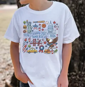 Celebrating 250th Year Shirt, Happy 250 T-Shirts, 1776-2026, 250th Anniversary Shirt,  USA Tee, Patriotic Family Tee