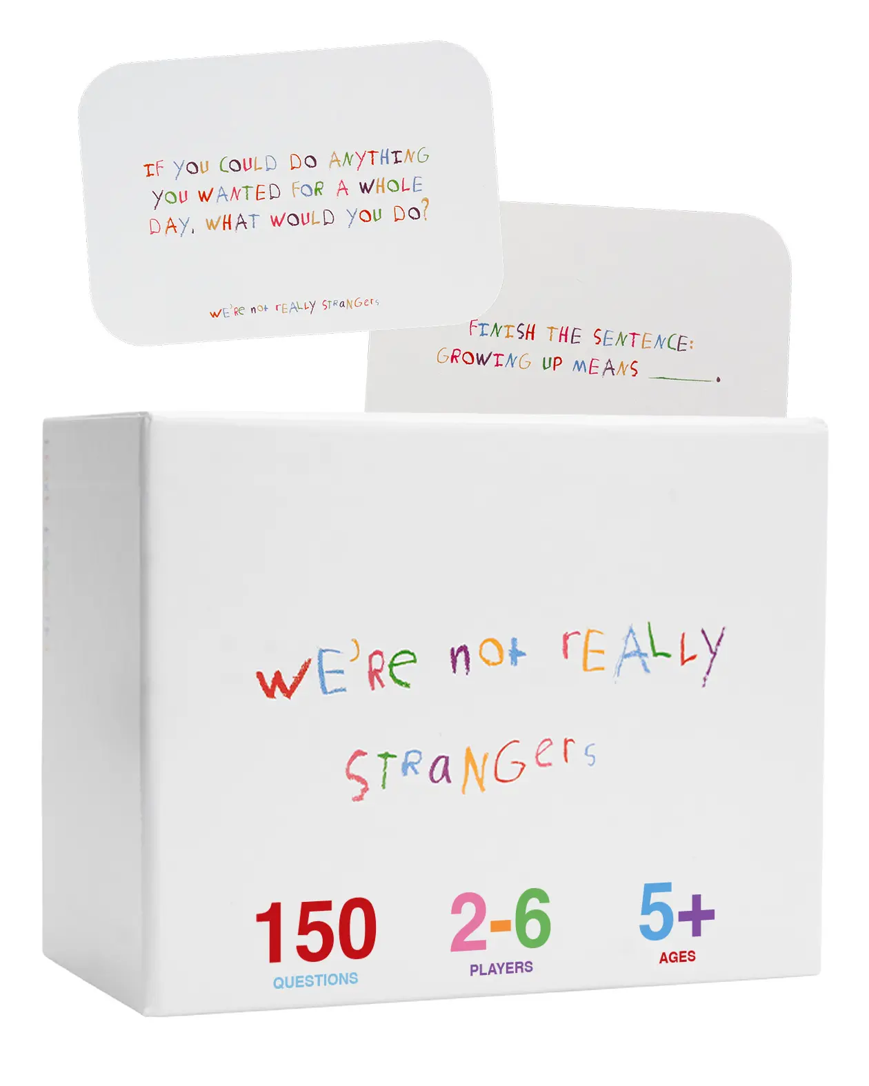We're Not Really Strangers Kids Edition -  150 Conversation & Activity Cards for Kids, Adults, & Teens
