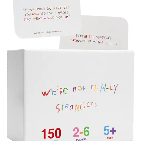 We're Not Really Strangers Kids Edition -  150 Conversation & Activity Cards for Kids, Adults, & Teens