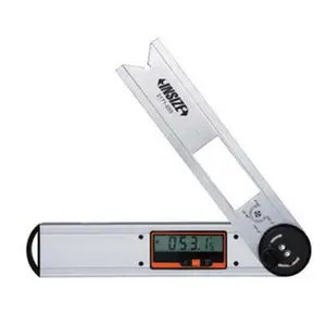 Insize Digital Protractors, Style: Protractor, Measuring Range (Degrees): 360.00, Blade Length (Inch): 10, Magnetic Base: No, Resolution (Degrees): 0.0500, Accuracy (Degrees): 10.15 2171-250