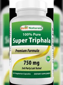 Best Naturals Triphala 750 mg 120 Vegetarian Capsules