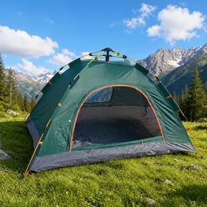 【Automatic Pop-Up Tent 】Camping Shelter for Travel, Easy Setup for Camping, Fishing, Beach Shelter | Spacious Interior | Sturdy Support Poles  beach tent Wind Resistant Tent Lightweight Portable Tent Waterproof Portable Tent Waterproof Outdoor Tent outdoo