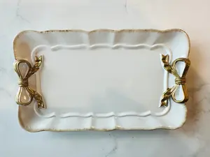 Personalizable: Coquette Bow Trinket Dish