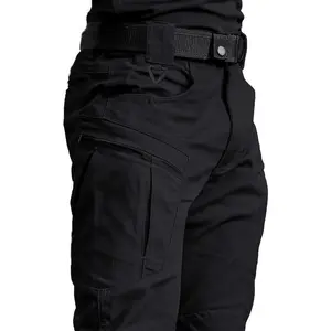 EX5Men'sTacticalCargoPants-OliveGreenMulti-PocketAdjustableWaistbandDurableNon-StretchFabric,SuitableforConstructionWorkersSpringandAutumn(MachineWashable,NoBuckleDesign,ReinforcedPocketStitchingHeavy-DutyWorkPants)Blouses & Shirts