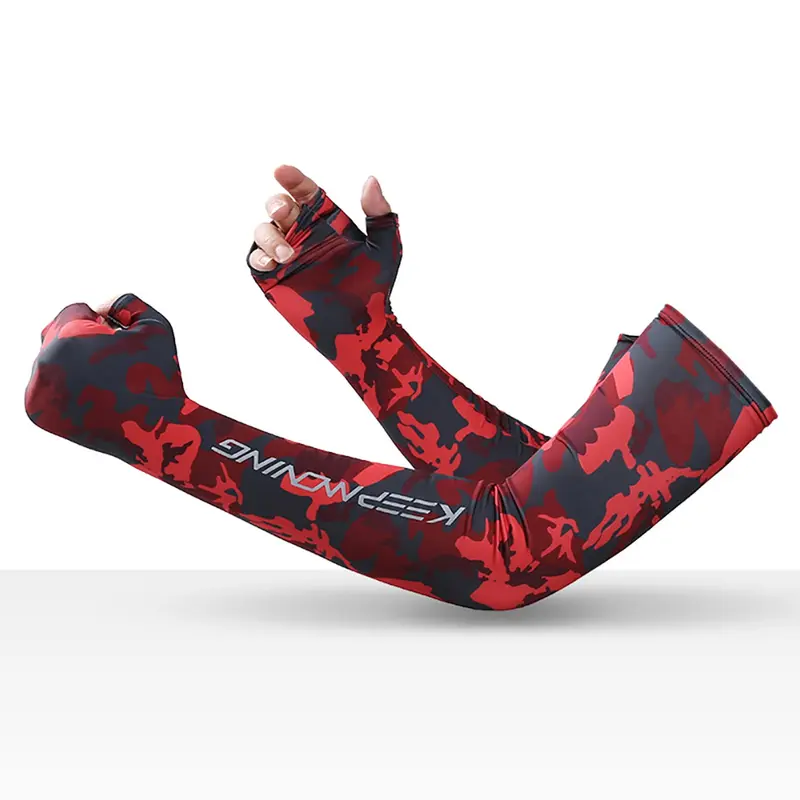 Summer Sun Protection Ice Sleeves for Men and Women, UV Blocking Breathable Arm Gloves, Cycling and Driving Protective Arm Sleeves, Cooling Arm Sleeves, Cooling Sports Sleeve