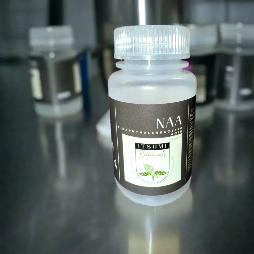 Itsumi Botanicals NAA Solution 1 mg/mL for Plant Research and Laboratory Use - Promotes Cell Division and Root Development plant support