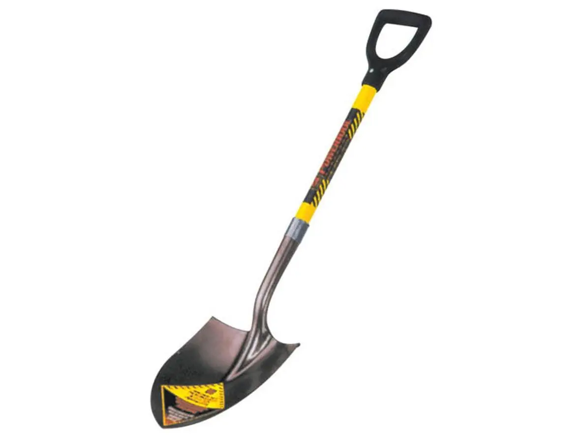 Seymour 29in. Fiberglass D-Handle Structron Round Point Shovel S700D
