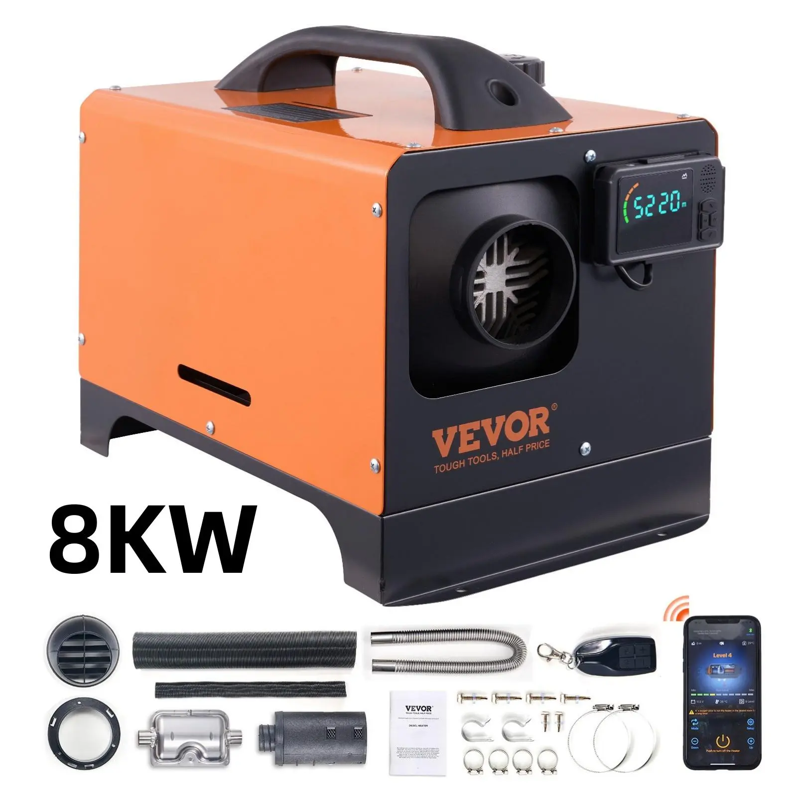 Horizontal - 8KW - Bluetooth App