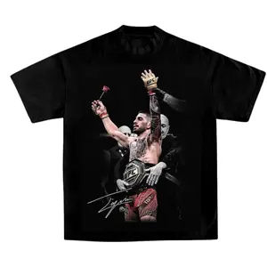 Ilia Topuria T-Shirt, Fashion Cotton, Full Sizes, For Men, For Women