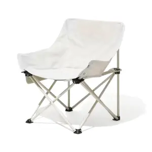 Premium Folding Camping Moon Chair - Portable Lightweight Outdoor Chair, Heavy Duty Lawn Chair for Art Sketching, Picnic, Beach & Fishing with Carry Bag