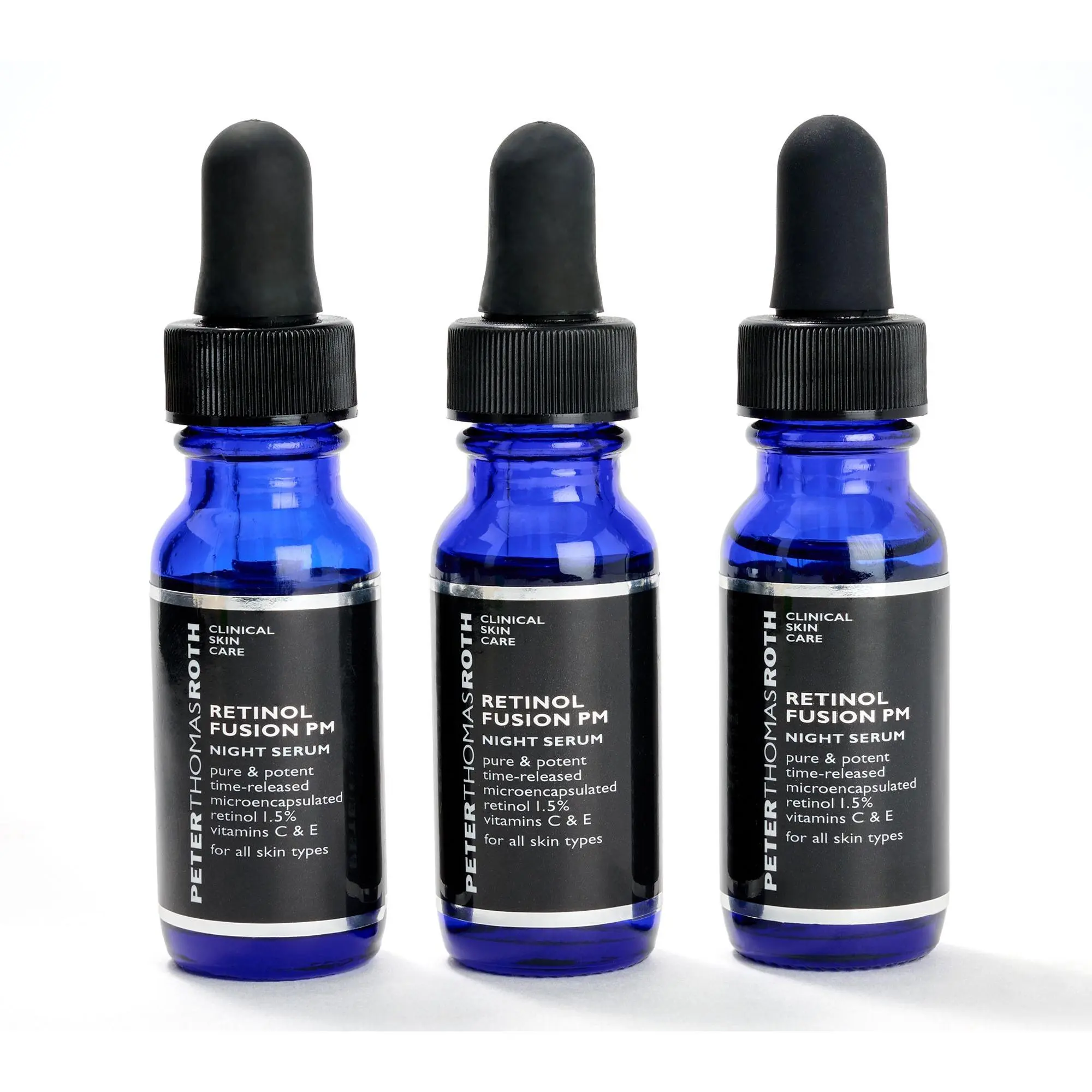 Peter Thomas Roth Retinol Fusion PM Serum 3-Pc Set Peter Thomas Roth Retinol Fusion PM Serum 3-Pc Set