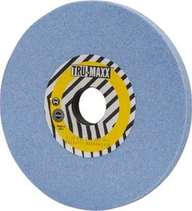 Tru-Maxx Type 1 Ceramic Surface Grinding Wheel, 7" Diam x 1-1/4" Hole x 1/2" Thick, I Hardness, 60 Grit, Medium Grade, Vitrified Bond, No Recess, 3600 Max RPM, 66253269725, Ceramics