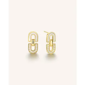 U Link Earrings