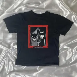 2000s Tops Y2k Style Graphic Print Clothes Streetwear Crop Top Aesthetic Gothic Harajuku VintageT-shirts Slim Baby Tee Emo Girls