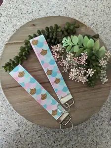 Mermaid Faux Leather Wristlet