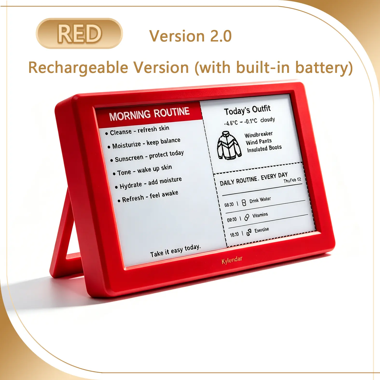 Rechargeable Version (with built-in battery)
