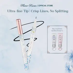 Flower Knows Butterfly Cloud Collar Collection Liquid Eyeliner, Ultra-fine Tip Liquid Eyeliner, Precise Definition, Waterproof, Quick Drying, Smudge Proof, Smooth, Multicolor, All Day Eyeliner Makeup, Summer Makeup Gift, Makeup Beauty Cosmetics