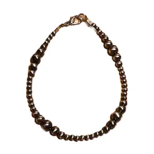 The Delta Bracelet! Navajo Style Pearls Bracelet - 925 Silver - Small Business