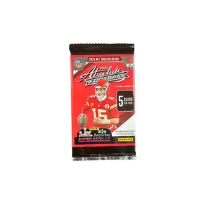 (One Pack) 2025 Absolute NFL Gravity Feed Football Pack
