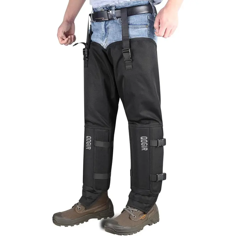 Snake Chaps: Snake Gaiters for Men Offer Snake Bite Protection from Ankle to Thigh