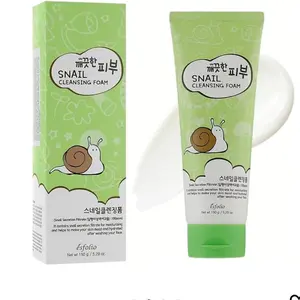 Snail Cleansing Foam 150g Pack - Paraben Free, Gentle for All Skin Types, Ideal for Skincare Facial Wash, 50ml Generous Supply, Comfortable Application