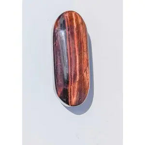 Red Tiger’s Eye Palm Stone – Motivation, Power & Protective Grounding